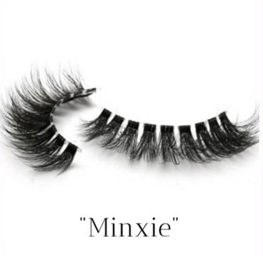 Luxury faux mink 3D strip lashes