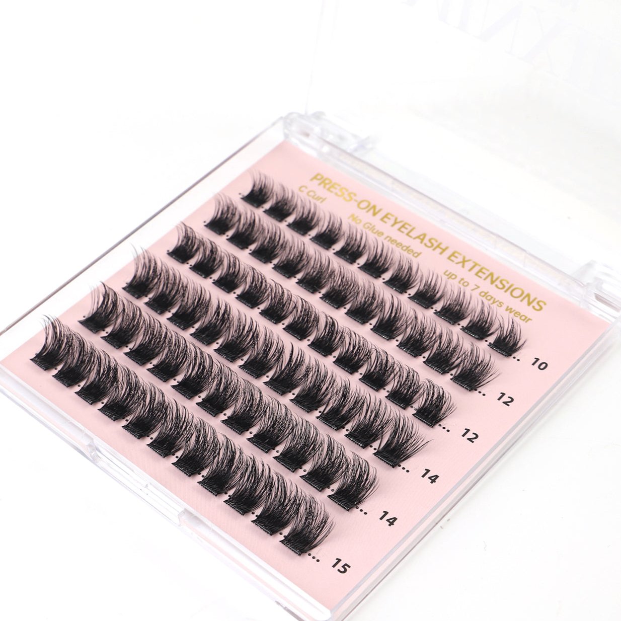 Mega tray Pre-glued cluster lashes - Style: FULL ON